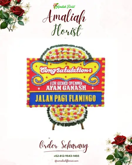 Sewa Papan Bunga Segala Anyar